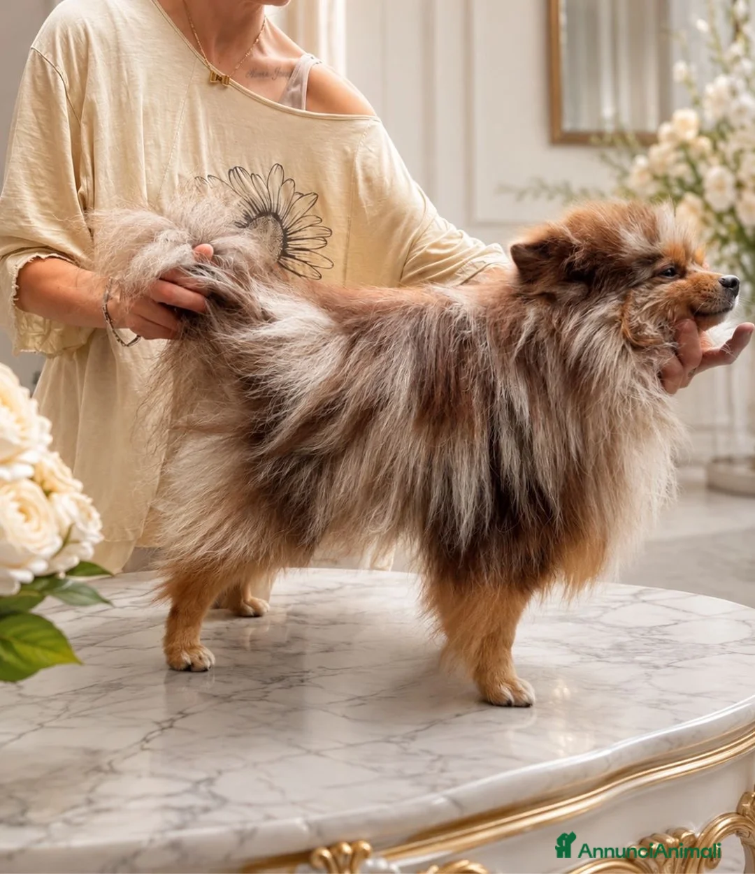 Volpino Pomerania cani per accoppiamento: Spitz di Pomerania lilac merle and tan - Annuncio 2