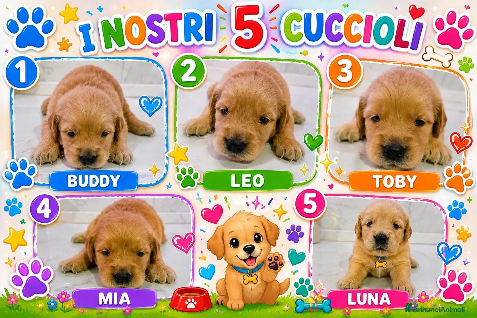 Golden Retriever cani cuccioli golden retriver - Annuncio 2