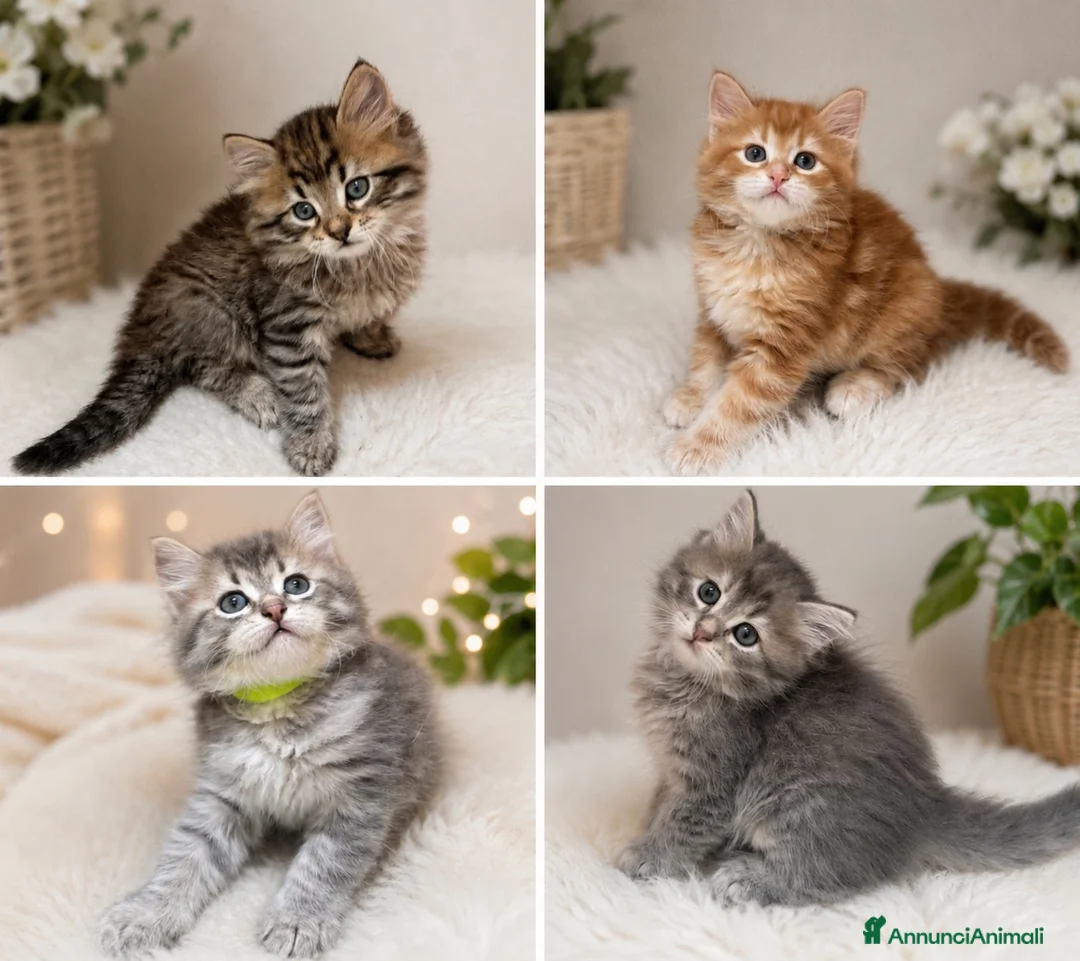 Siberiano gatti in vendita: CUCCIOLI DI GATTO SIBERIANO CON PEDIGREE ENFI - Annuncio 6