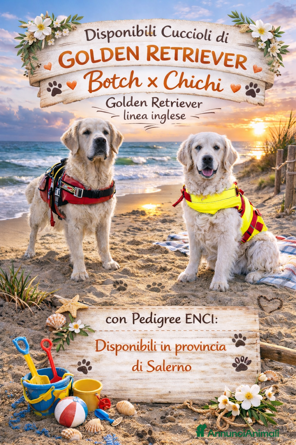 Golden Retriever cani Golden Retriever linea inglese - Annuncio 1