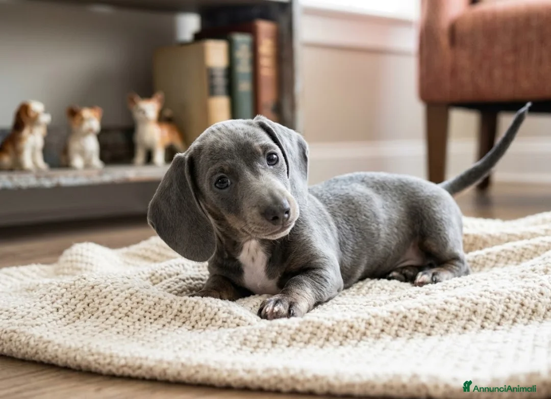 Bassotto cani in vendita: Bassotti nani - manto grigio - Annuncio 3