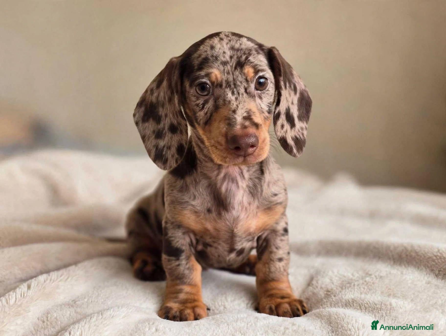 Bassotto cani Bassotto tedesco femmina arlecchina cioccolato  - Annuncio 2