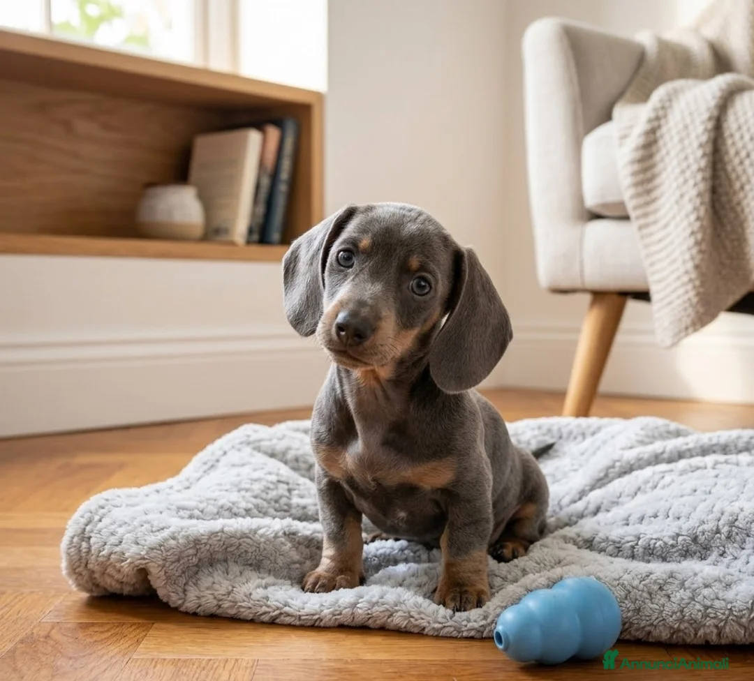 Bassotto cani in vendita: Bassotto nano tedesco manto blu - Annuncio 3
