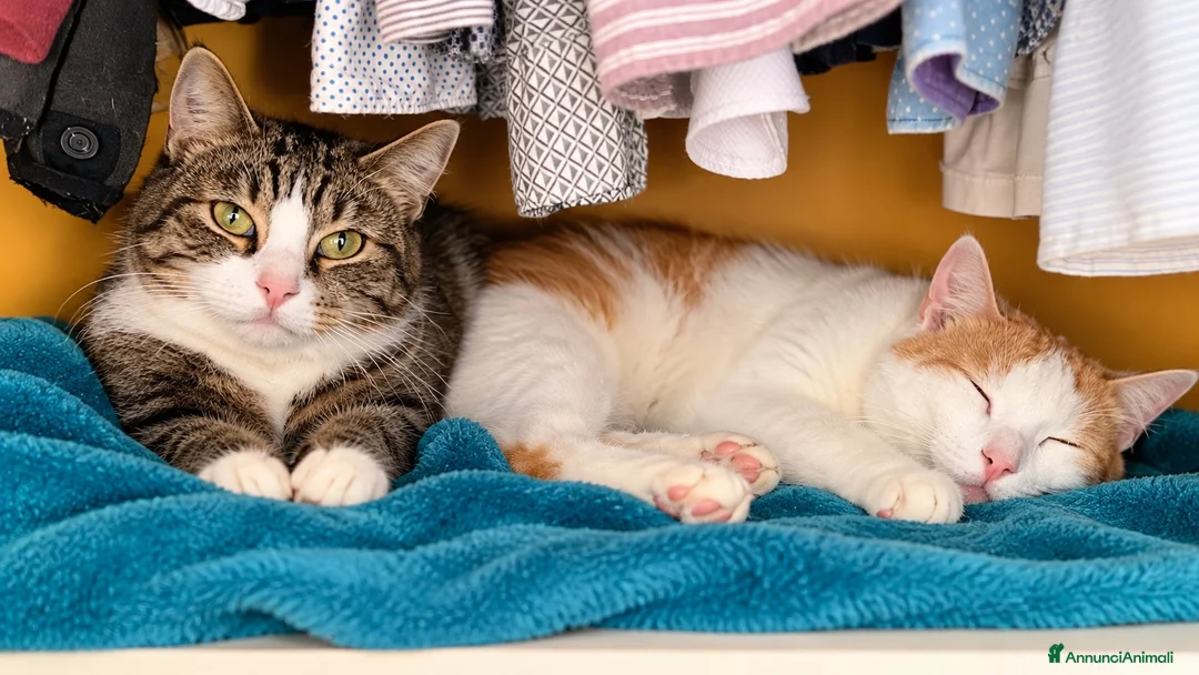 Meticcio gatti in regalo: Francy e Sole due fratelli dolce buoni e affeutoso - Annuncio 2