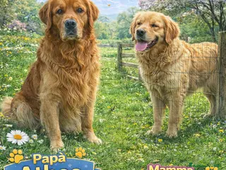 Golden Retriever cani Cuccioli Golden retriever 90% linea americana - Annuncio 3