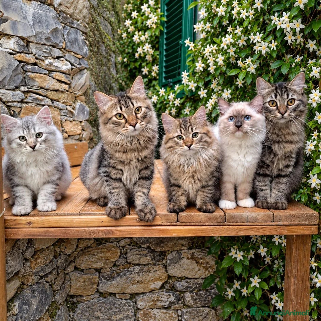 Siberiano gatti in vendita: Cucciolo gatto Siberiano pedigree  a Città Metropolitana di Genova - Annuncio 1