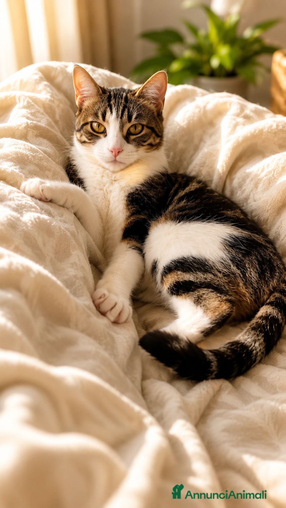 Europeo gatti Gatta Europea tigrata e bianca, sterilizzata - Annuncio 3