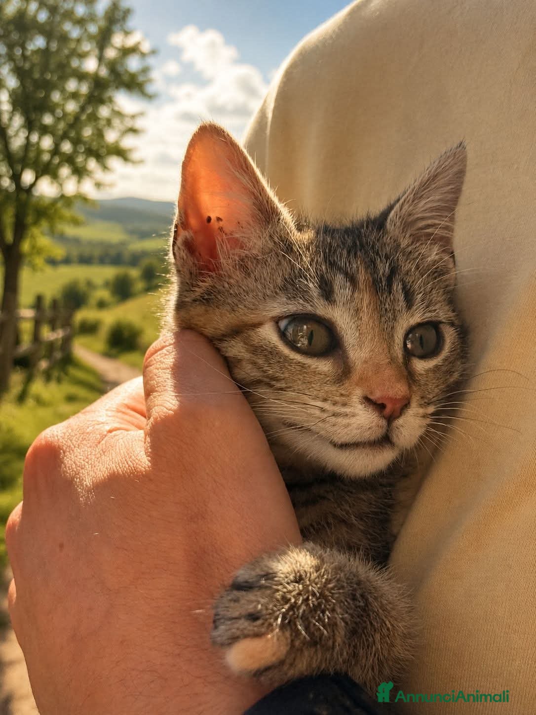 Meticcio gatti Piccola tigratina, circa 2 mesi  - Annuncio 1