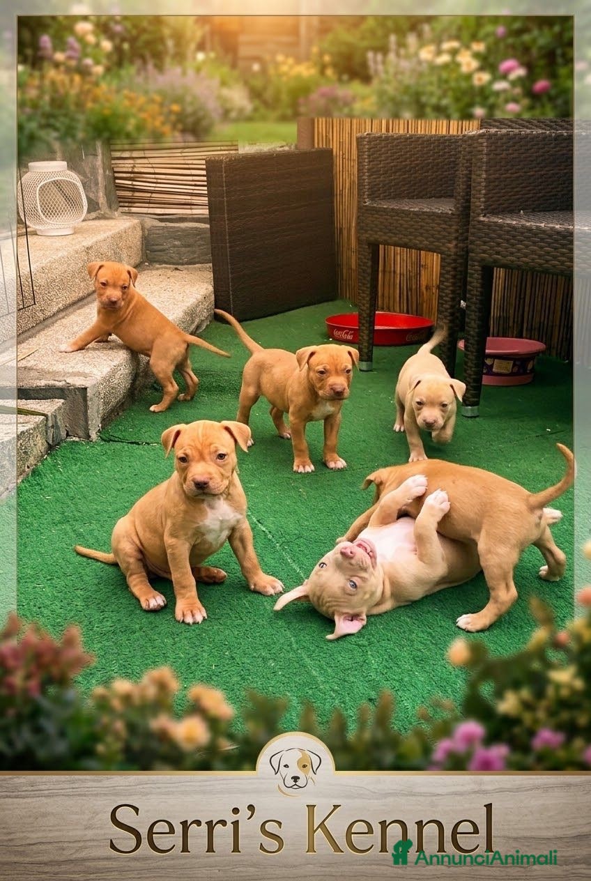 Pitbull cani Dolcissimi cuccioli di Pitbull UKC con pedigree  - Annuncio 1