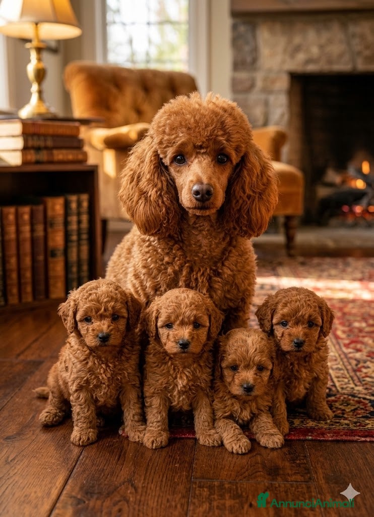 Barboncino cani Barboncini toy manto rosso - Annuncio 2