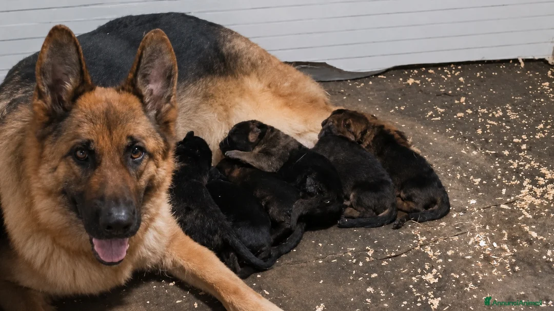 Pastore Tedesco cani in vendita: Cucciole di pastore tedesco nero focato - Annuncio 3