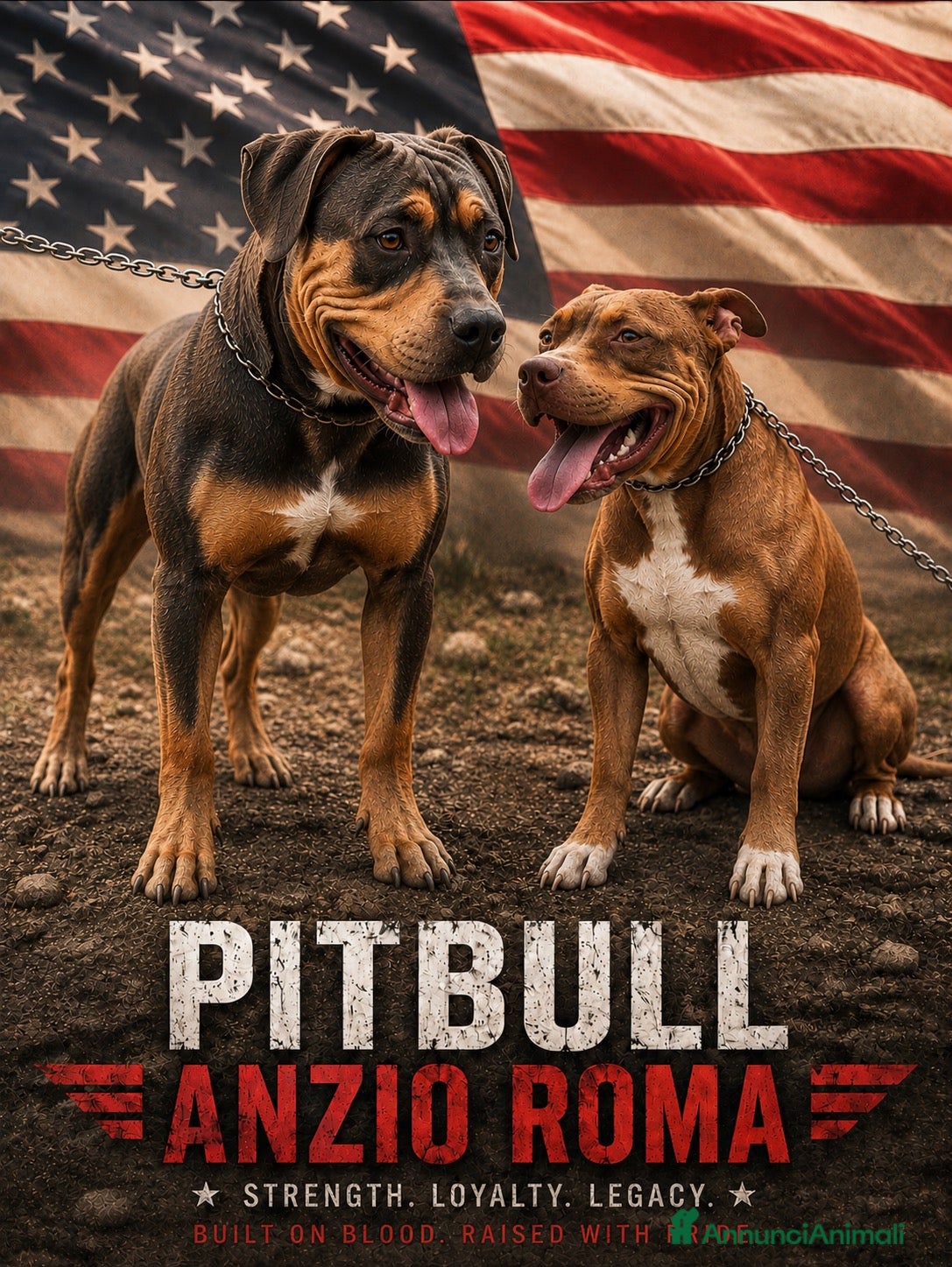 Pitbull cani Pitbull cuccioli Tricolor  - Annuncio 1