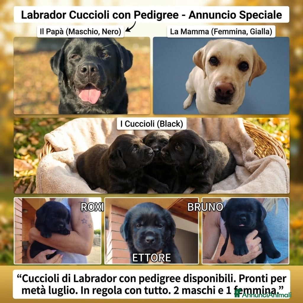 Labrador cani Cuccioli di Labrador - Annuncio 1