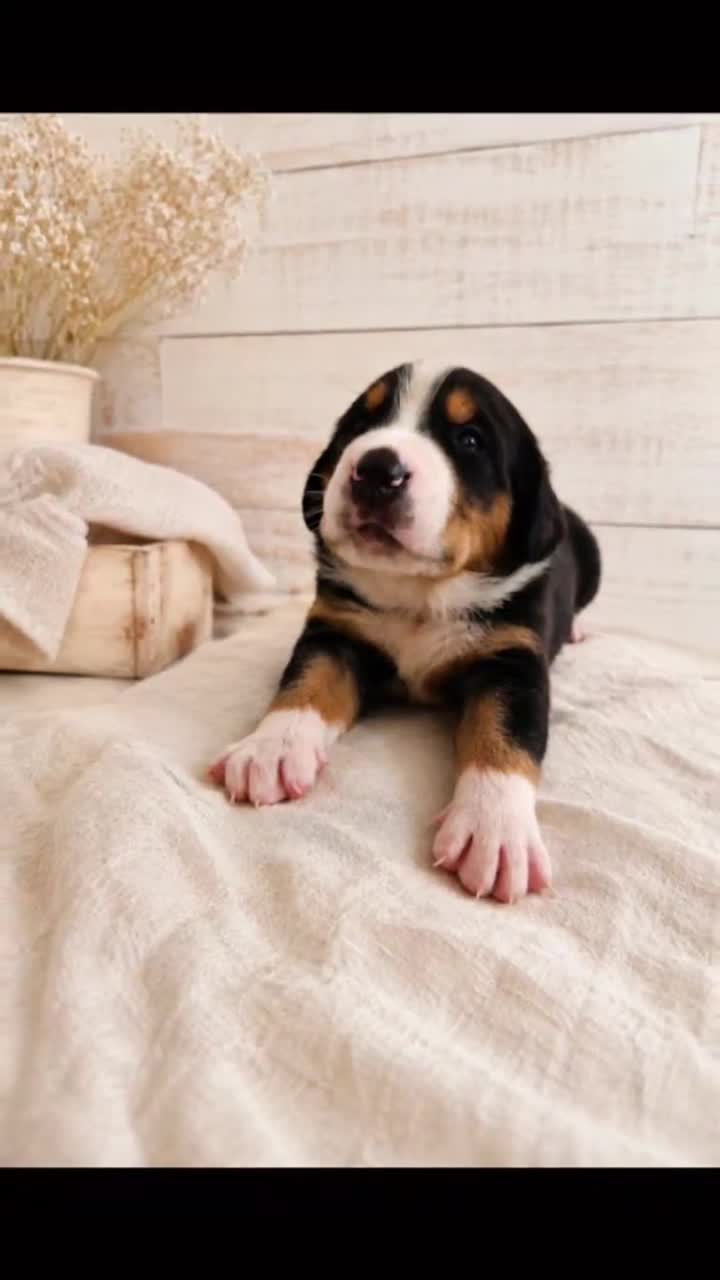 Grande Bovaro Svizzero cani in vendita: Cuccioli di grande bovaro svizzero  - Video 1